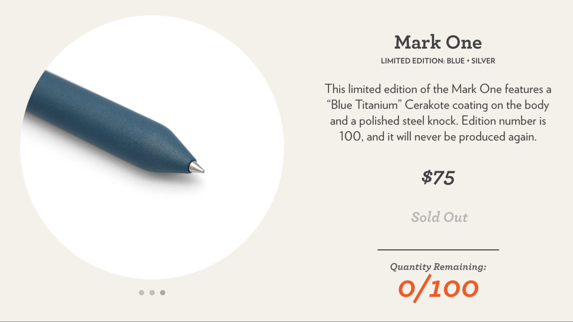 来自Studio Neat网站的产品页面示例。