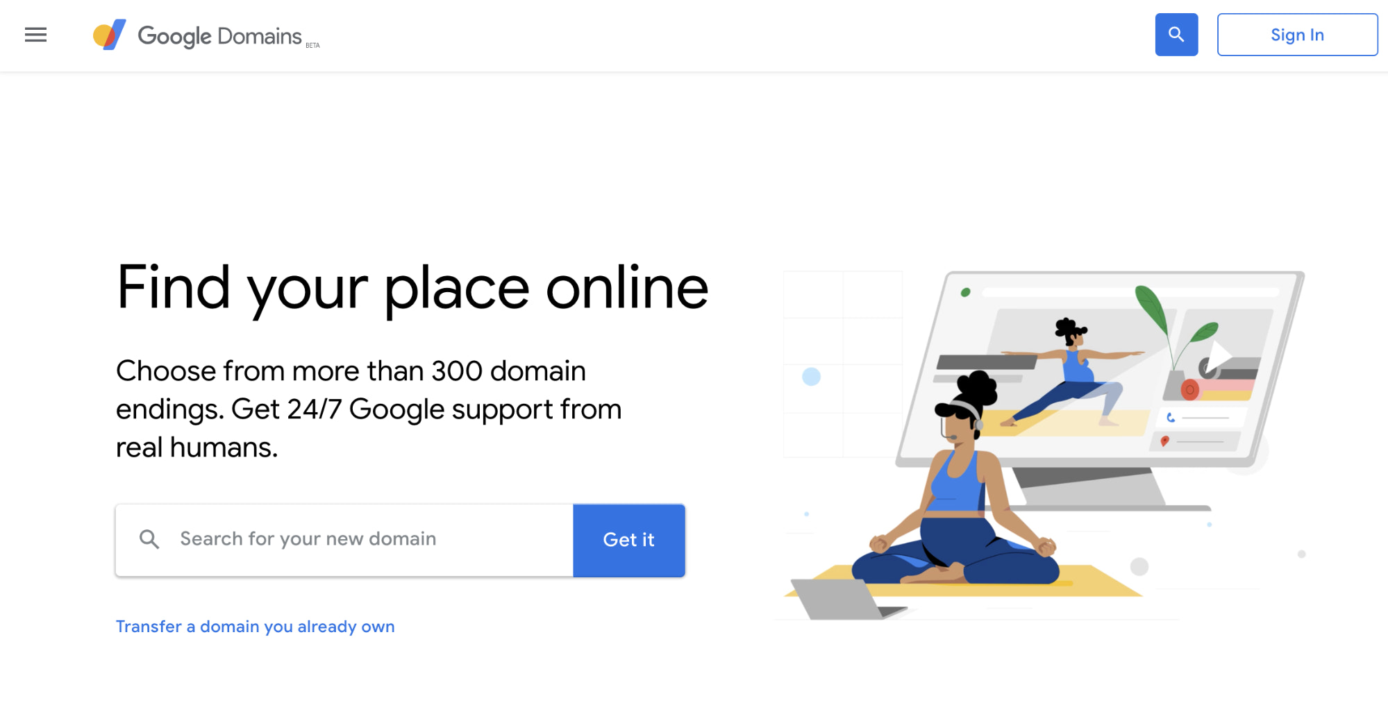 谷歌域名注册工具的截图