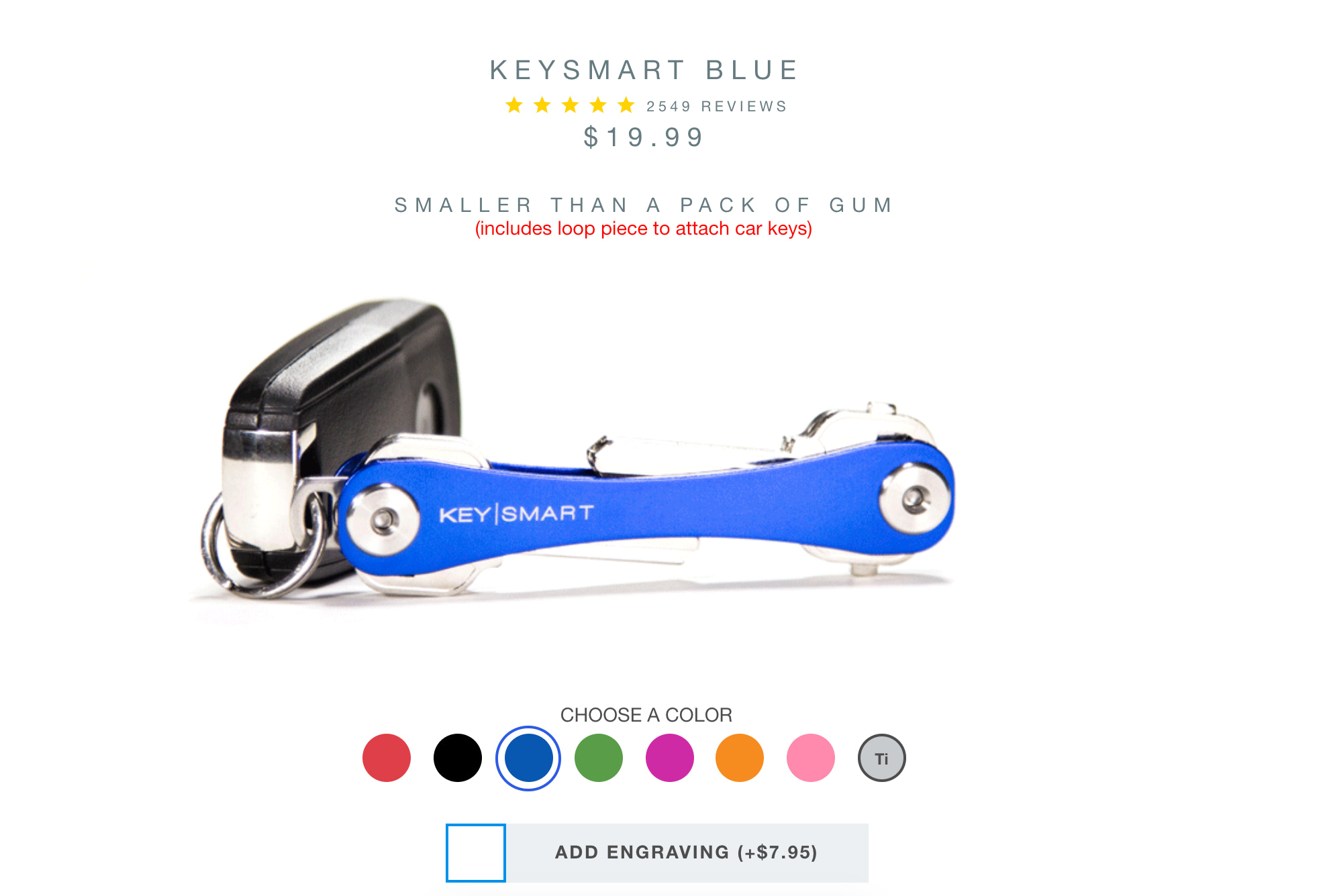 Use product GIFs to show off key features.