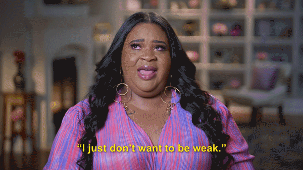 “我只是不想软弱”