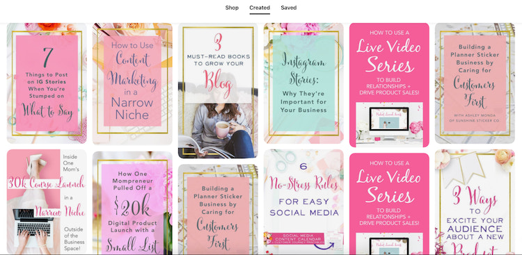 杰出的商业妈妈Pinterest