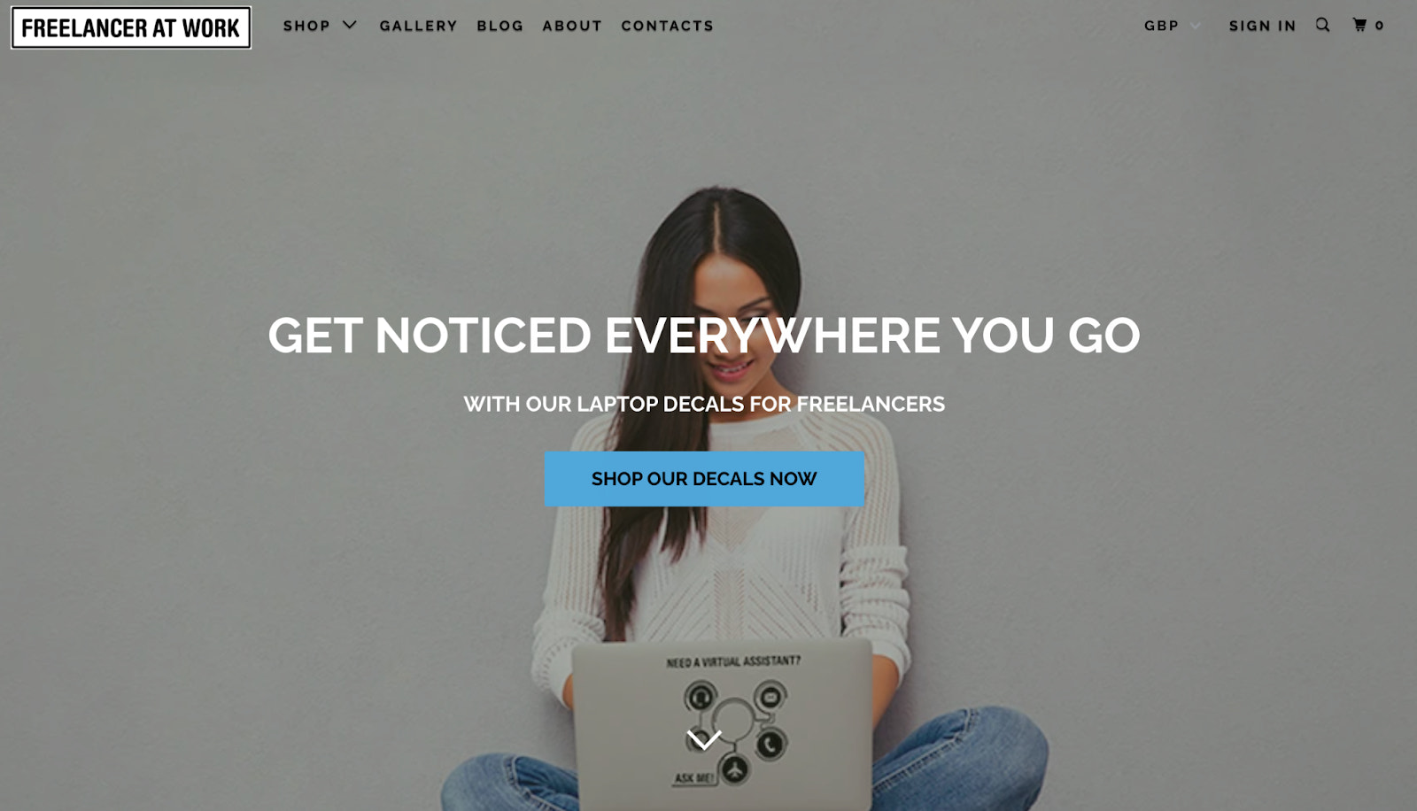 Freelancer at Work for remote workers market