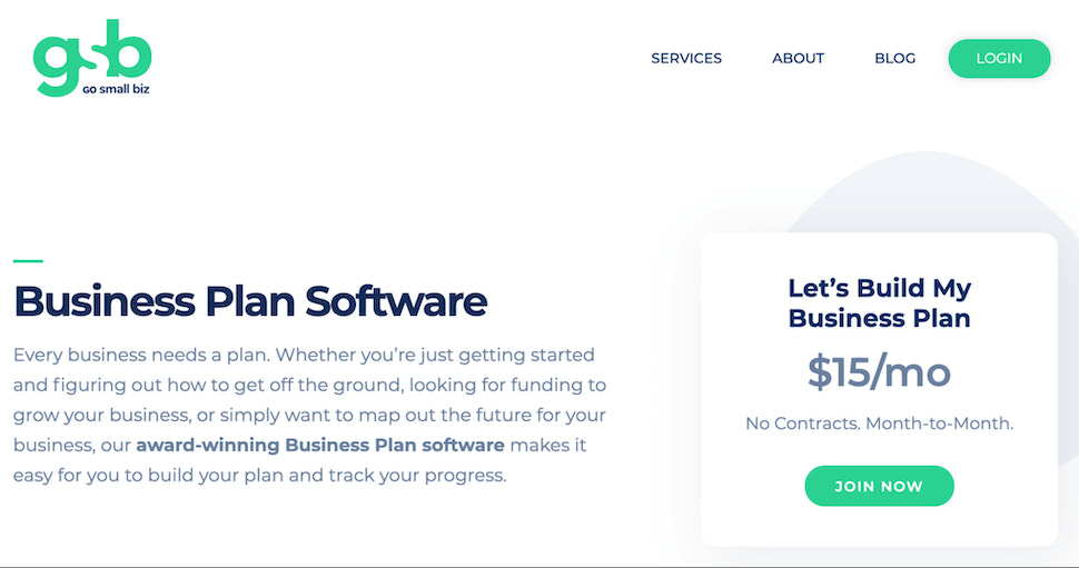 GoSmallBiz商业计划软件。png