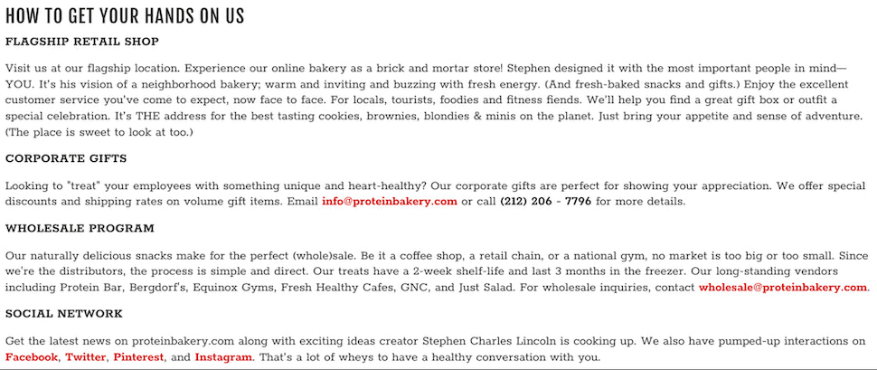 Protein Bakery商业计划