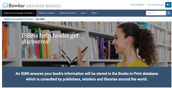 Register your ISBN