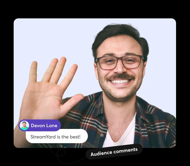 屏幕hot of StreamYard