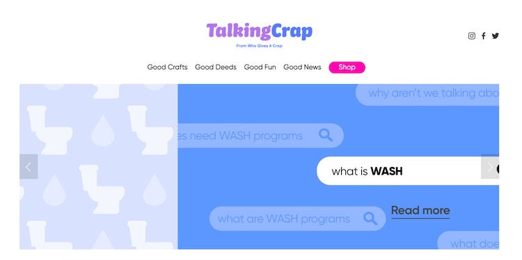 说废话博客主页与轮廓的厕所和品牌的文字在搜索栏