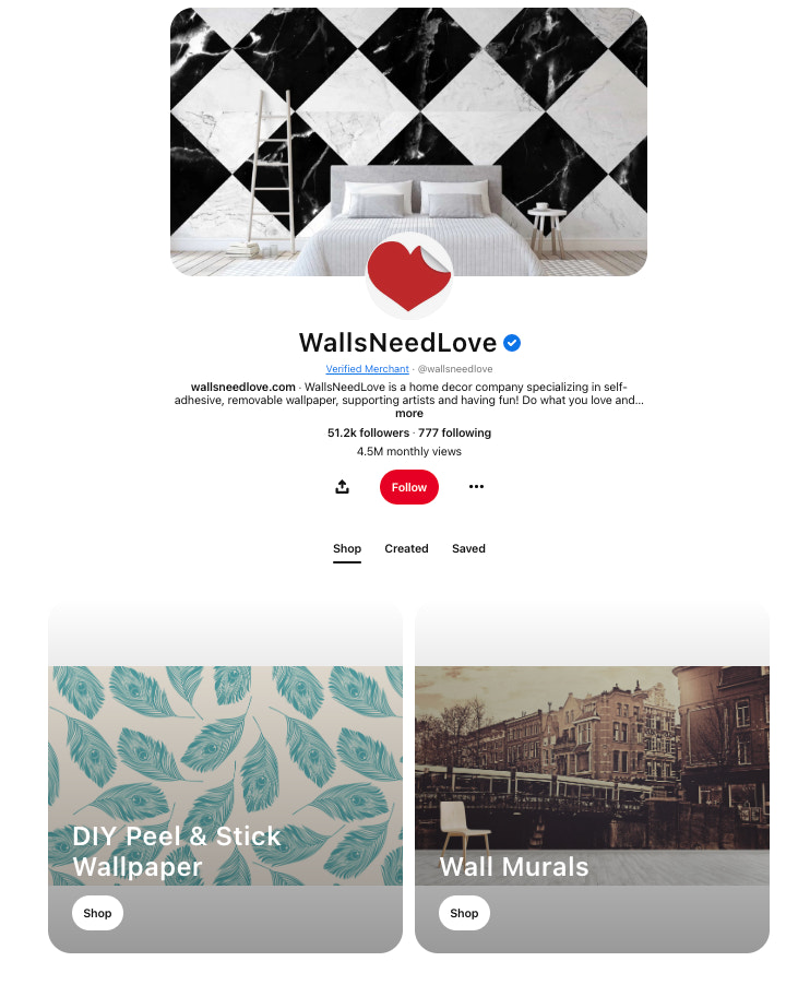 WallsNeedLove Pinterest
