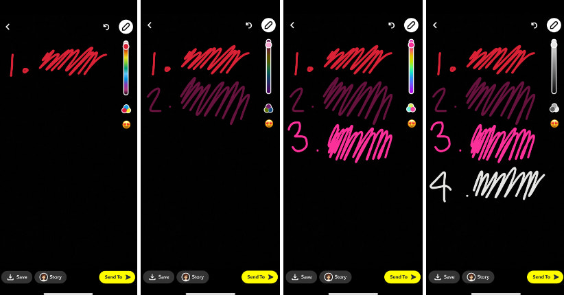 借鉴snapchat的故事