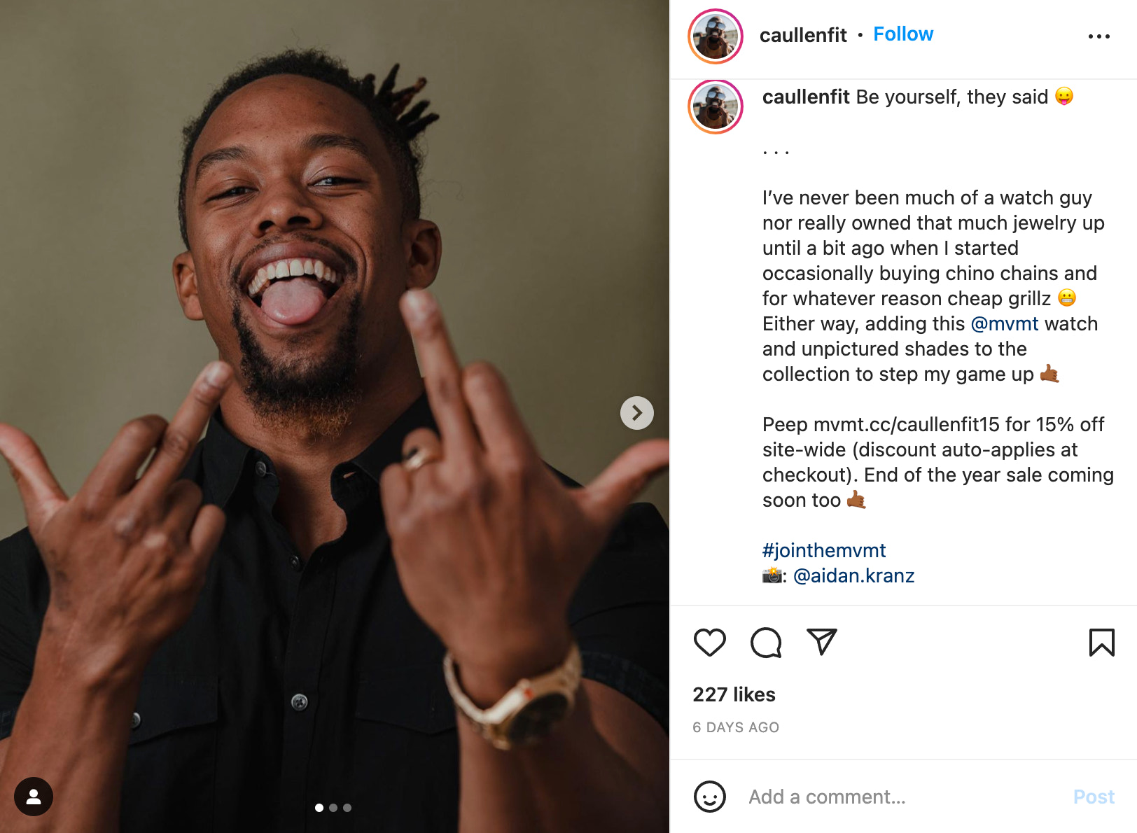 affiliate marketer example