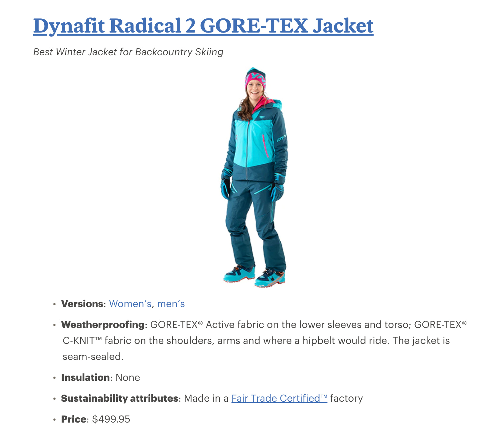 REI buying guide CTA