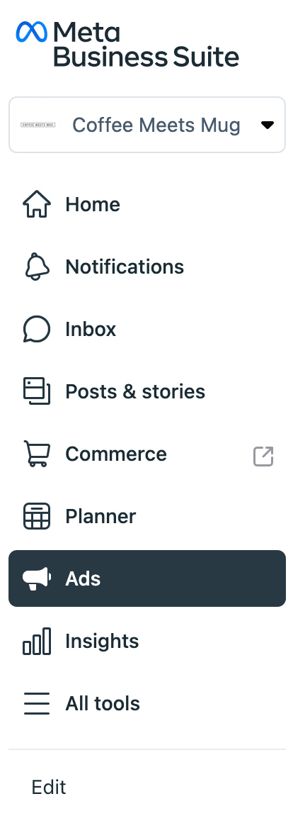 创建facebook广告步骤1