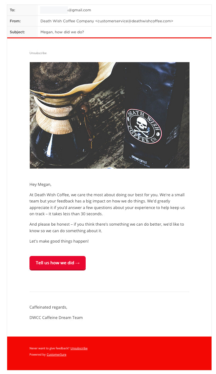 death wish coffee email