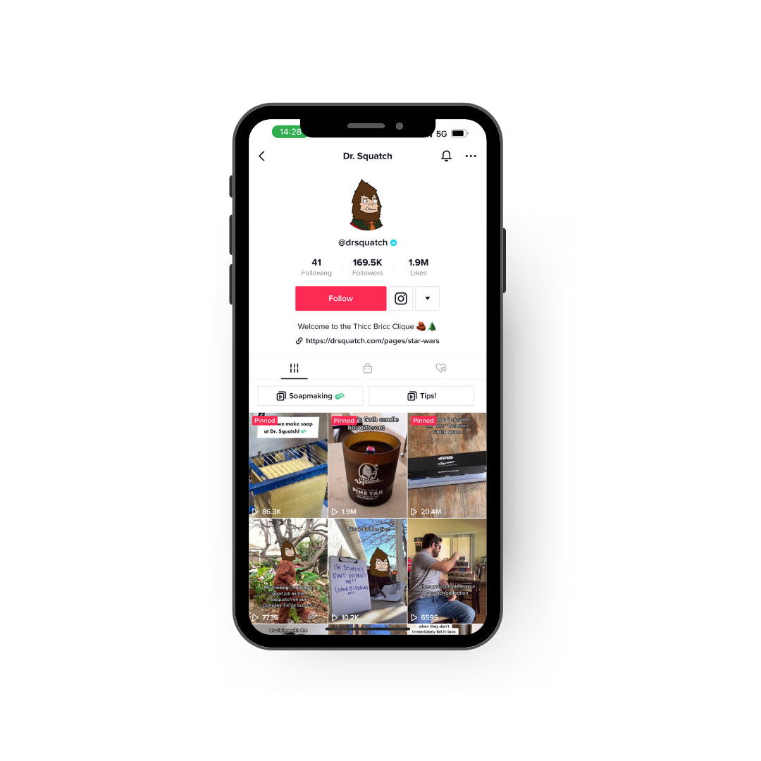 Dr Squatch在抖音上