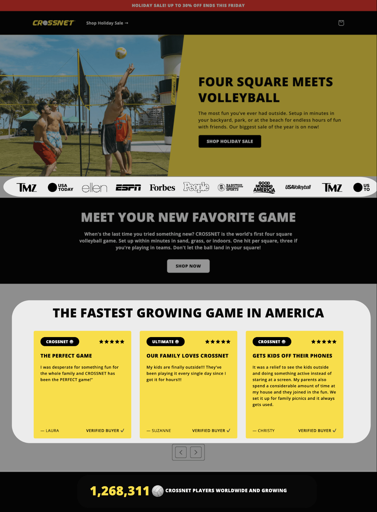 CrossNet网站的截图,突出了其社会证明部分,证明了其强大的全球品牌。