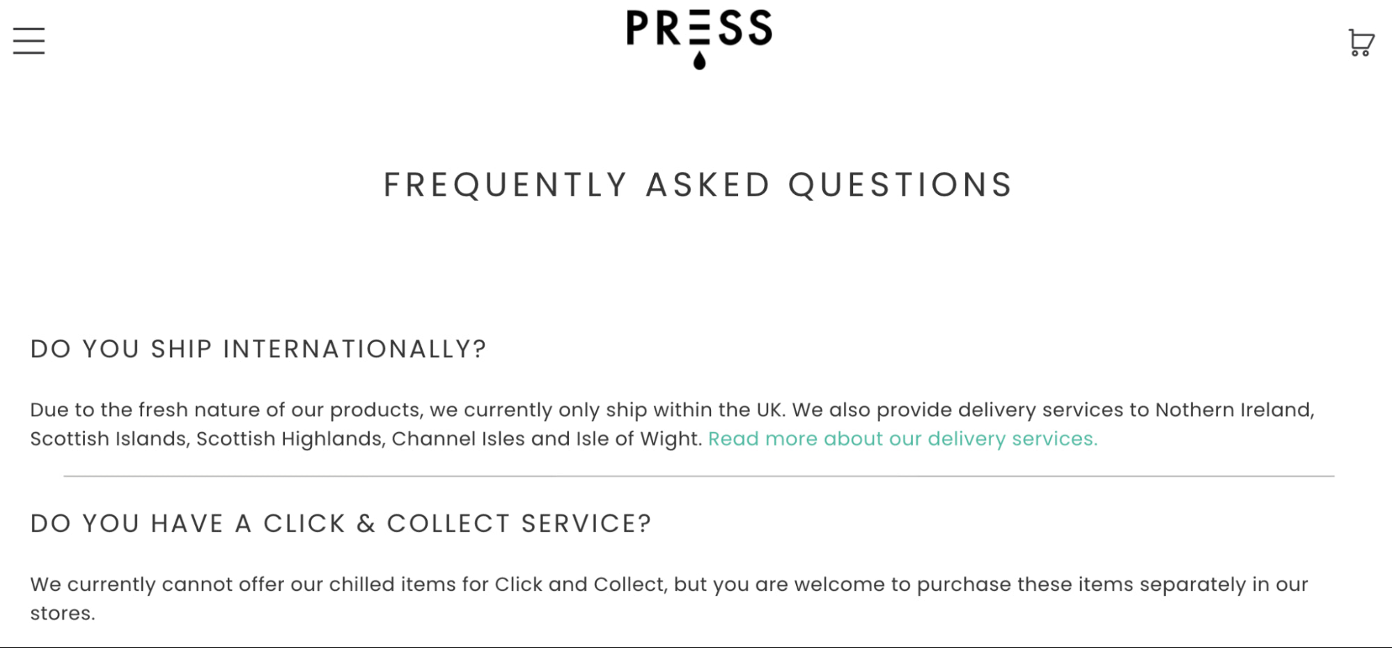 新闻界常见问题页面