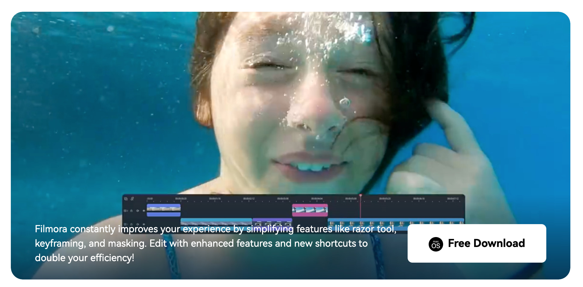 屏幕hot of Filmora interface