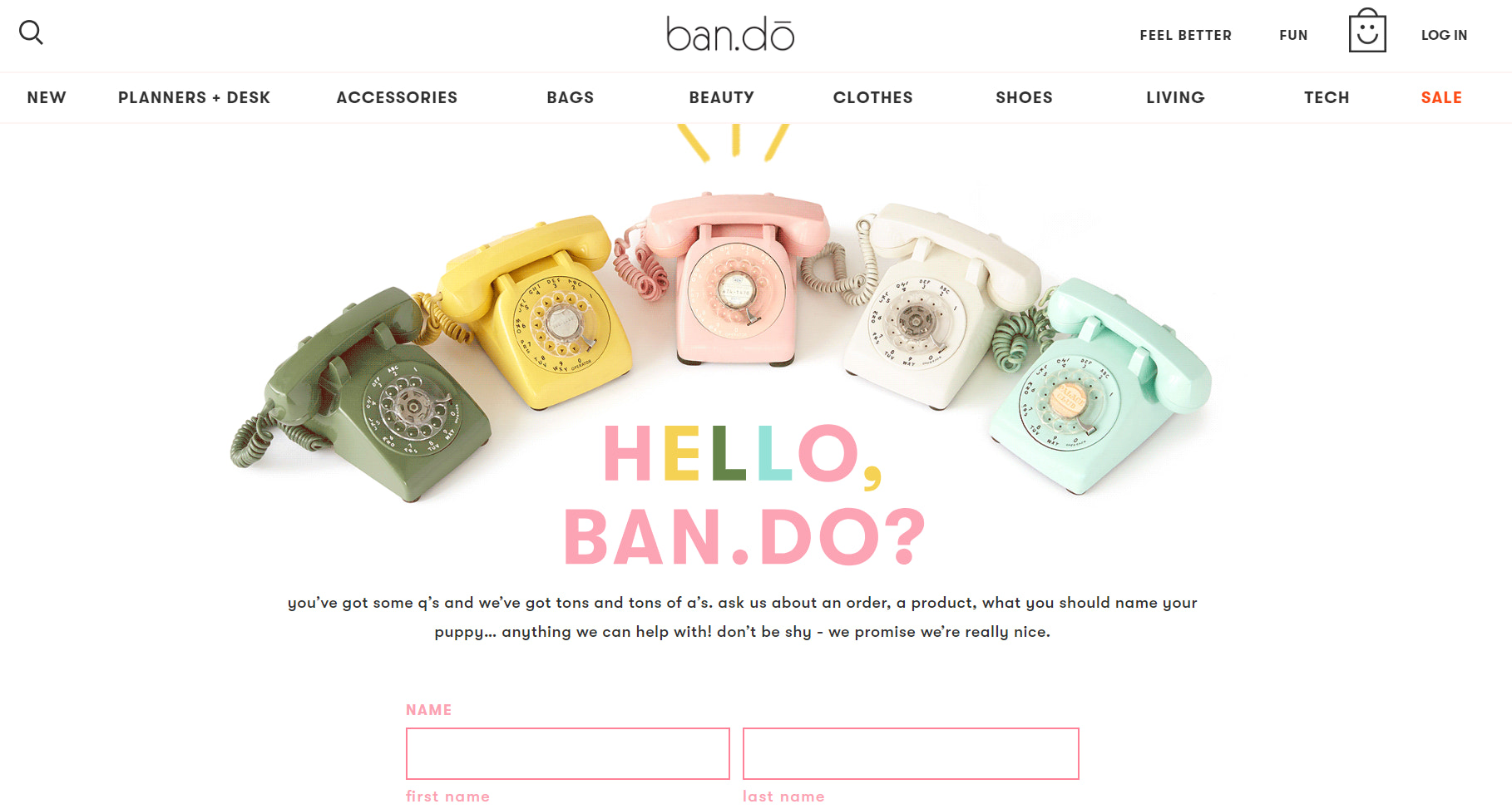 禁令。联系页面