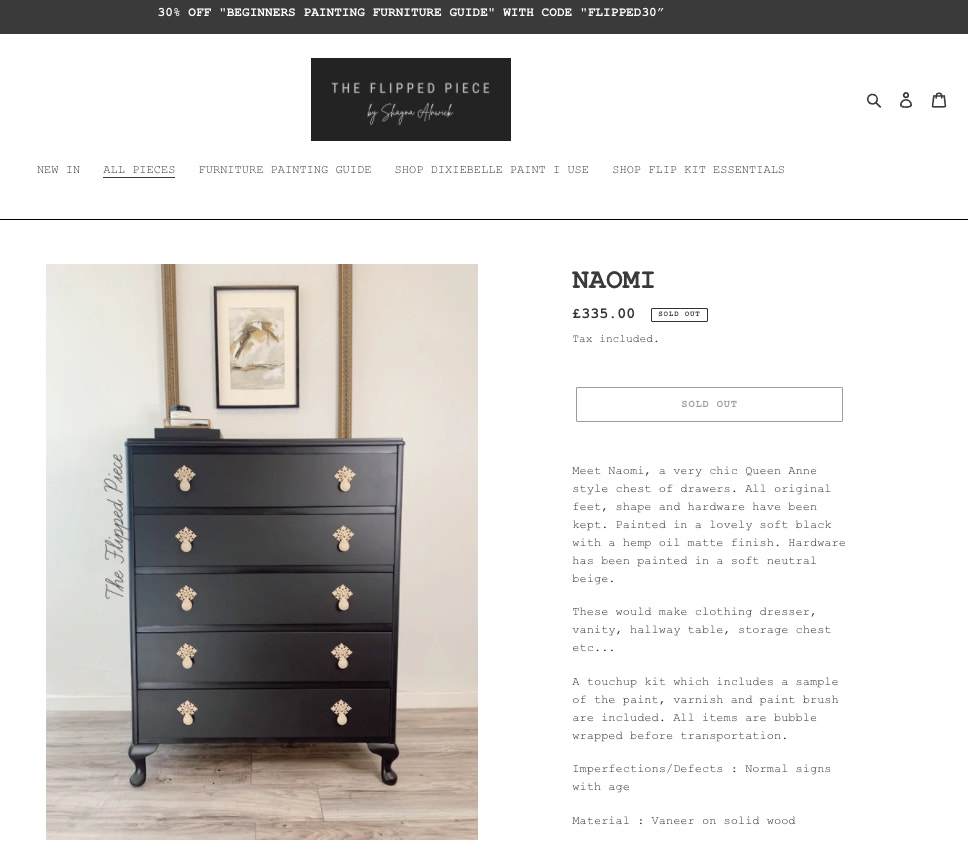 furniture flipping example