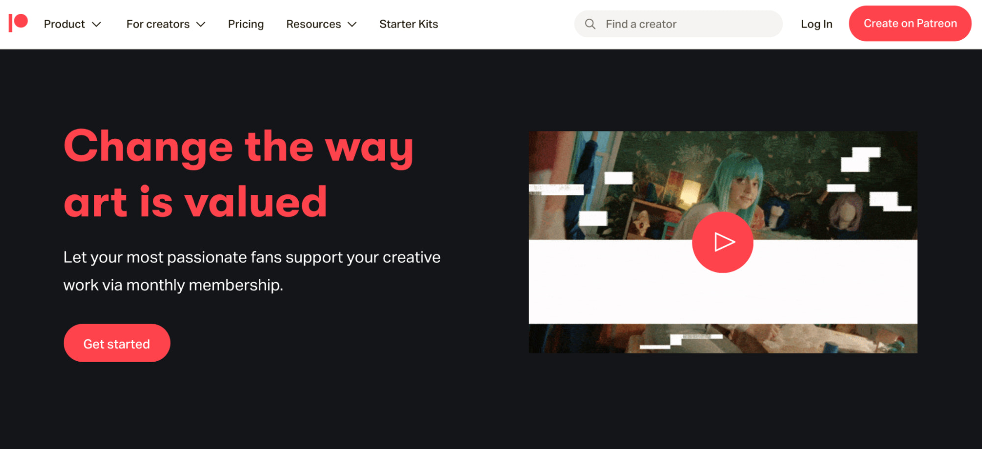 创作者众筹网站Patreon