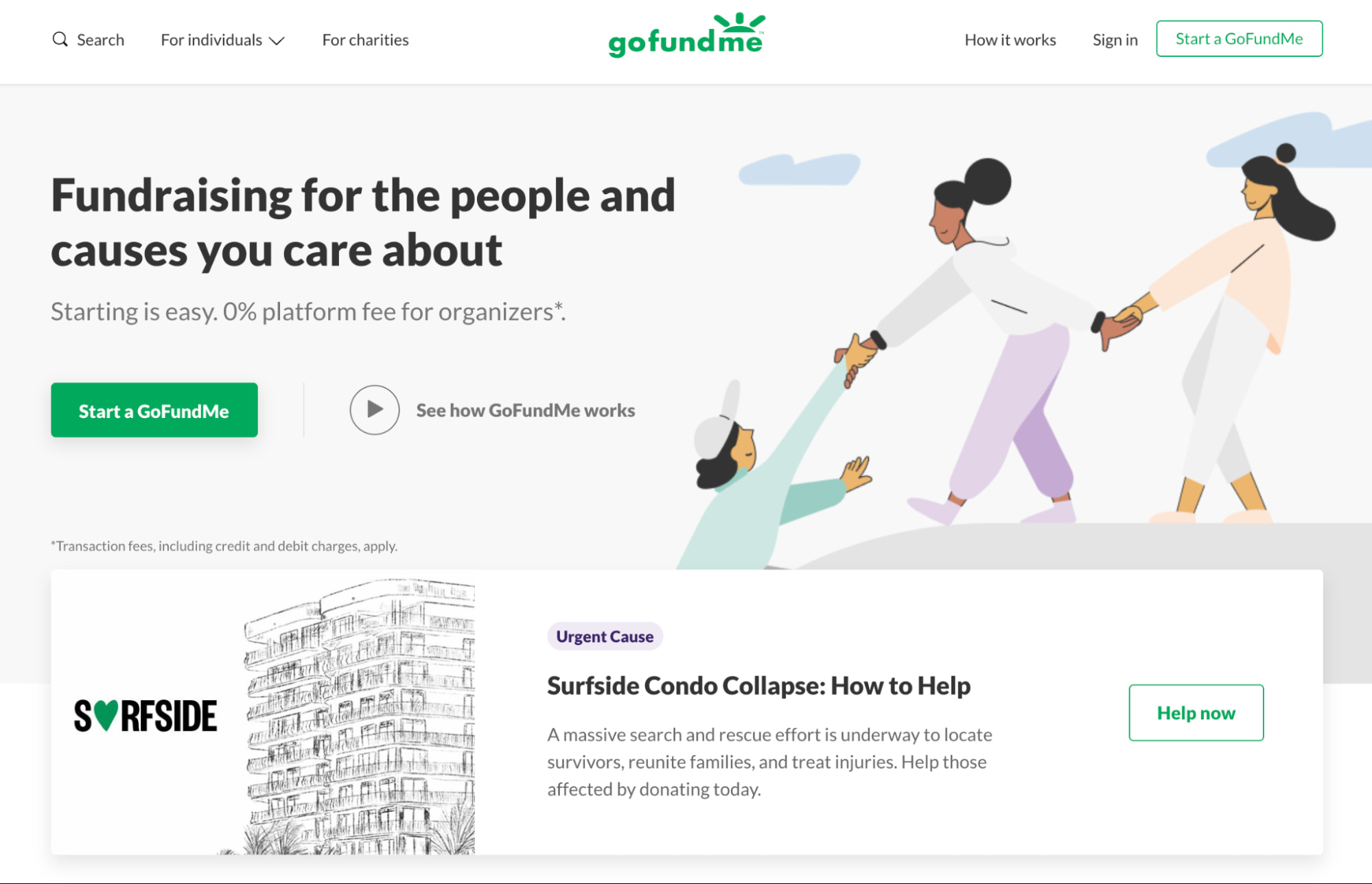 众筹网站Gofundme