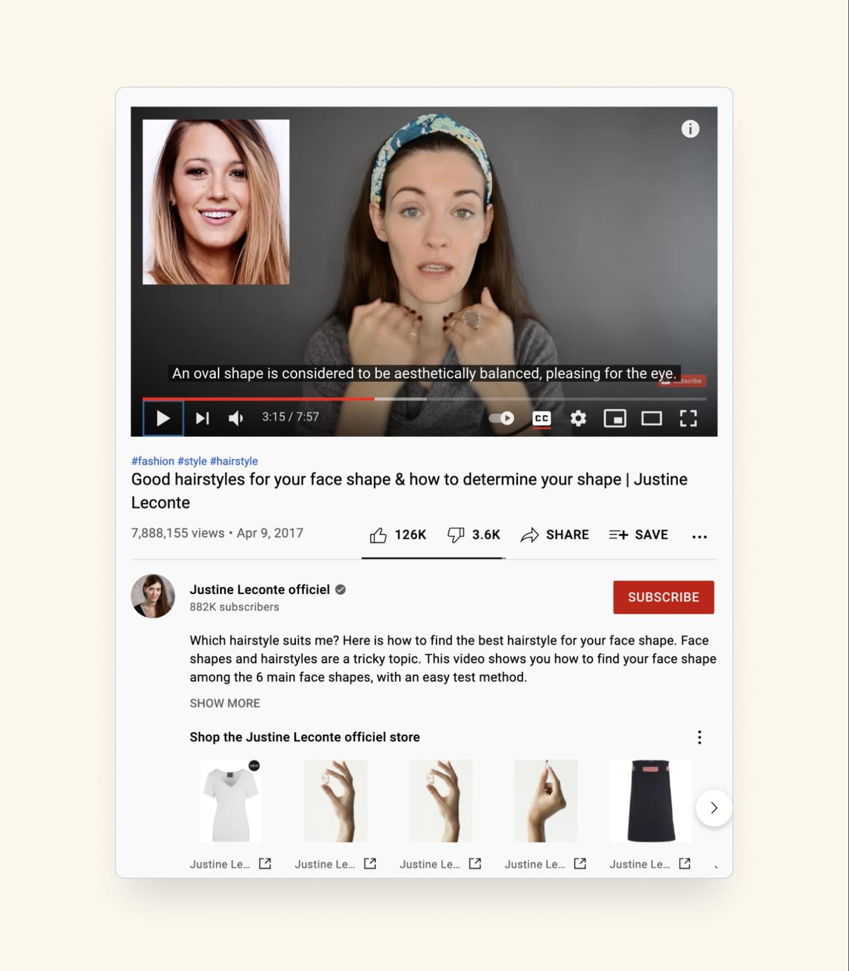 youtube creator example on social media