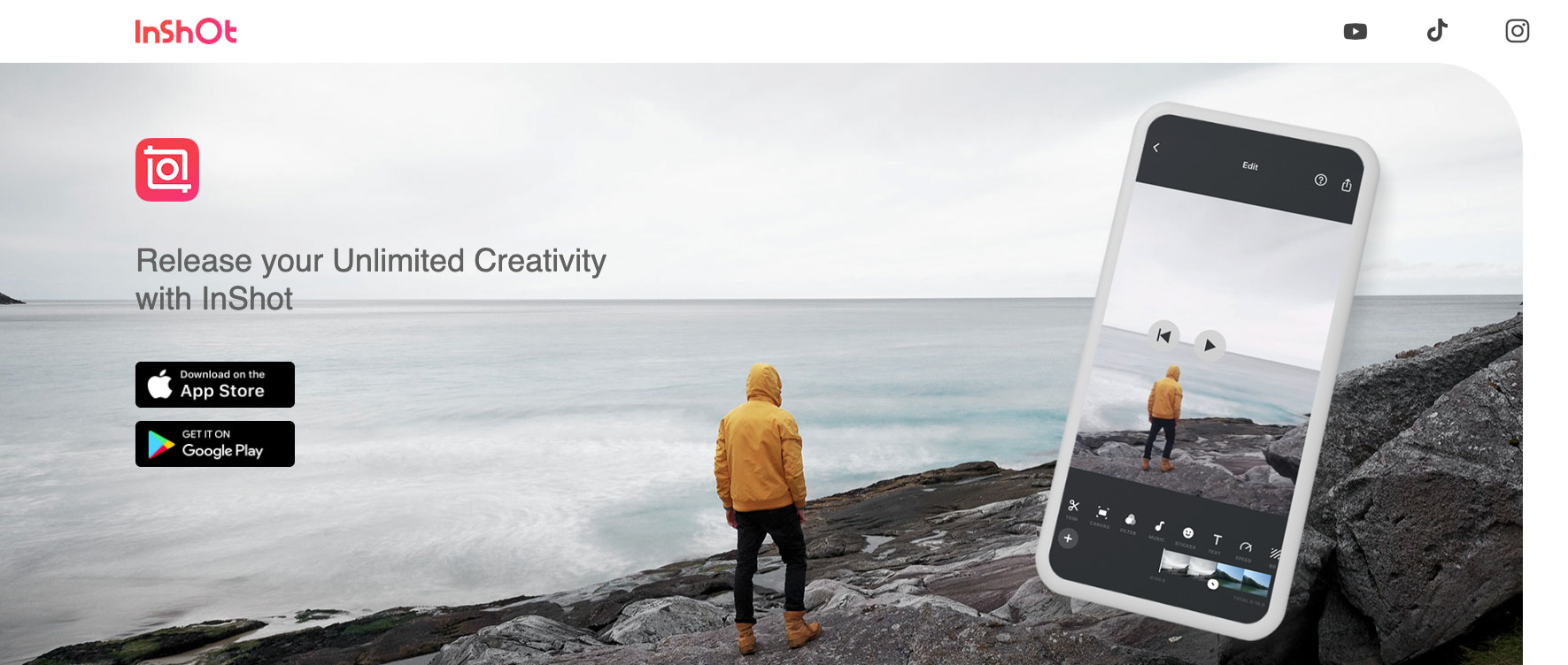 InShot主页的截图