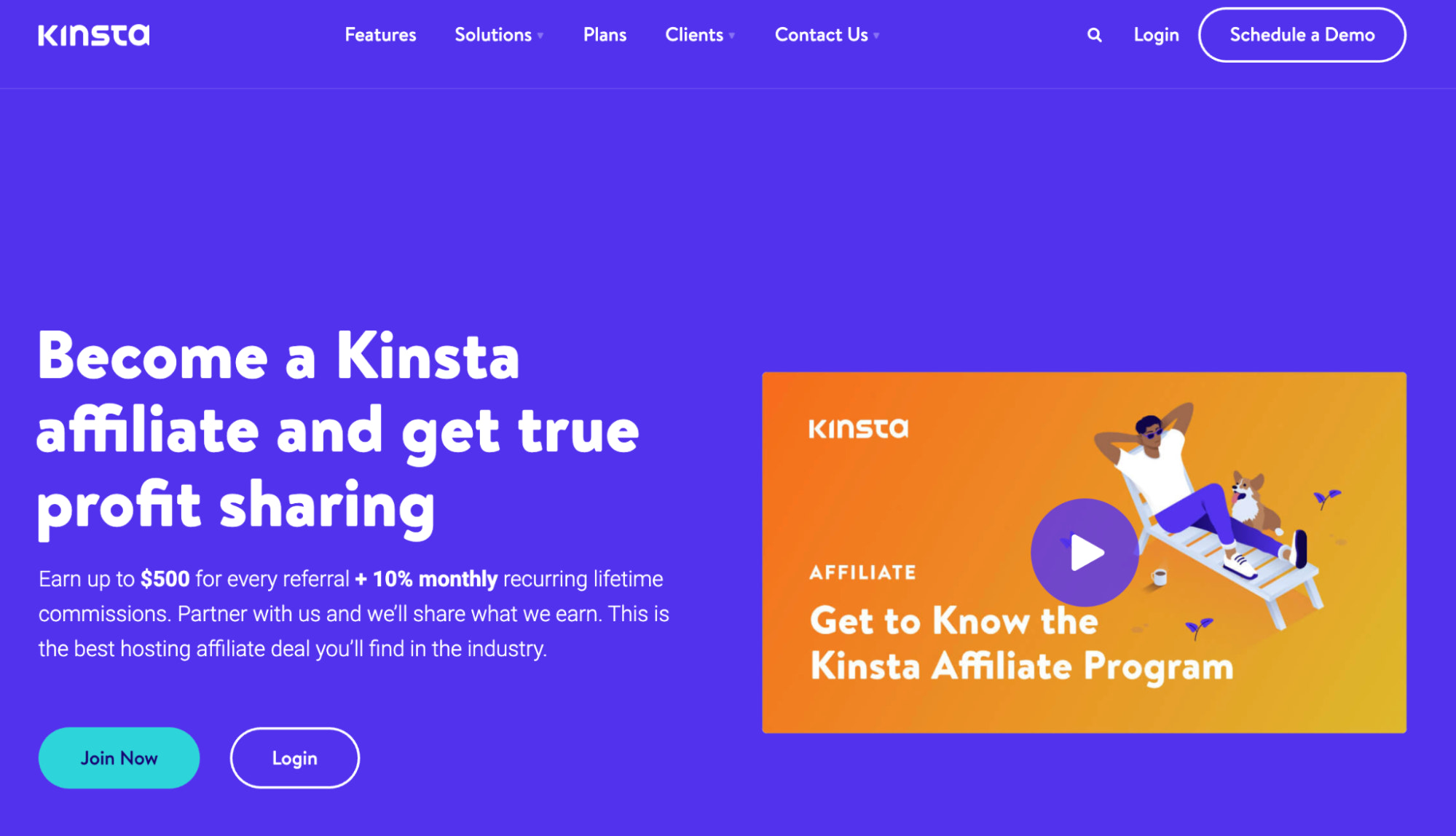 Kinsta affiliate
