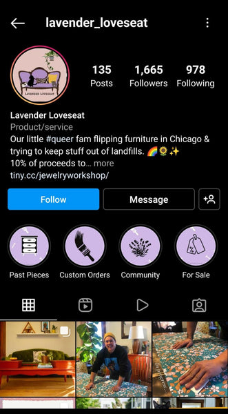 sell old stuff on Instagram