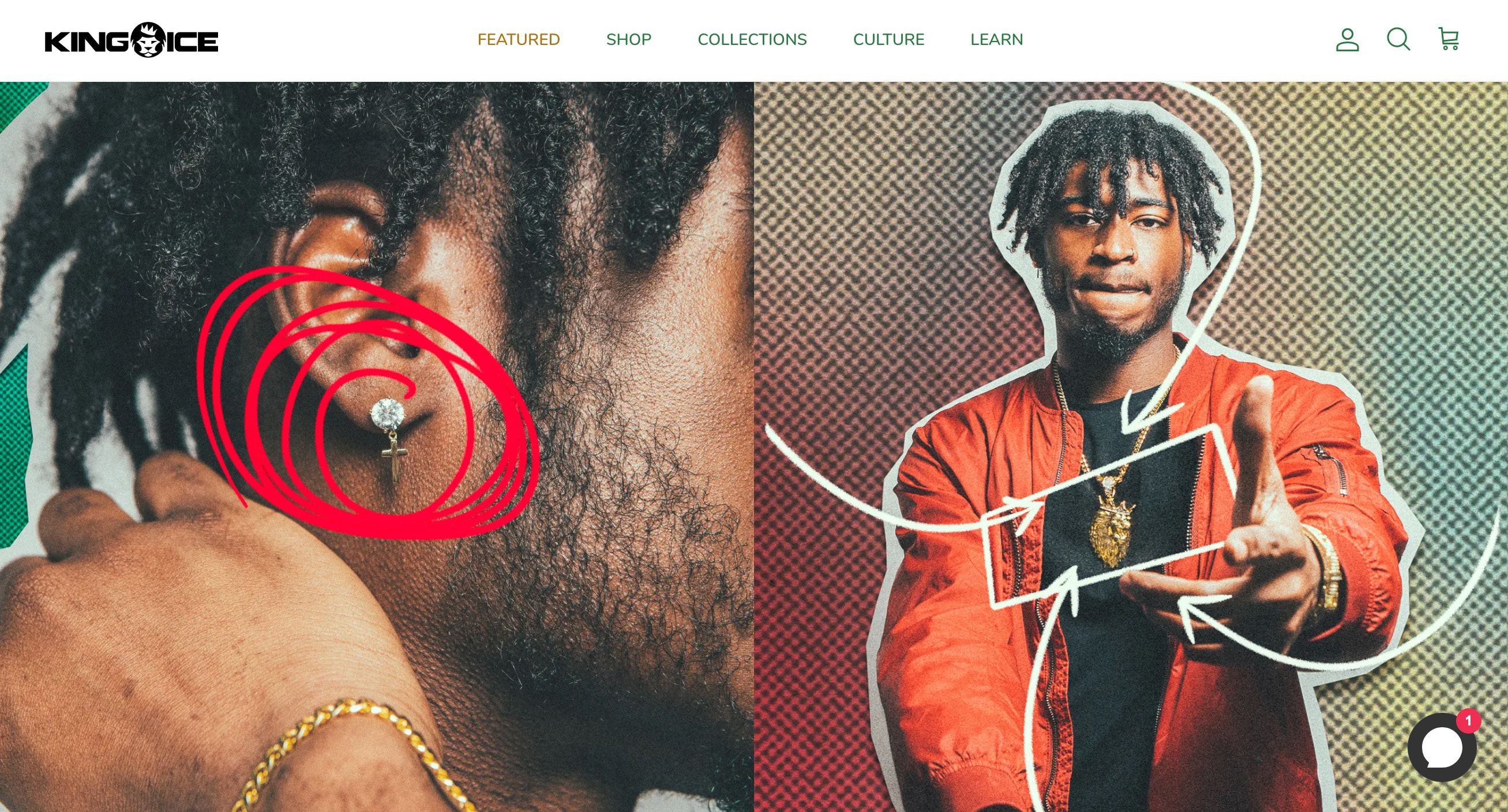 时尚品牌King Ice的电子外观手册截图