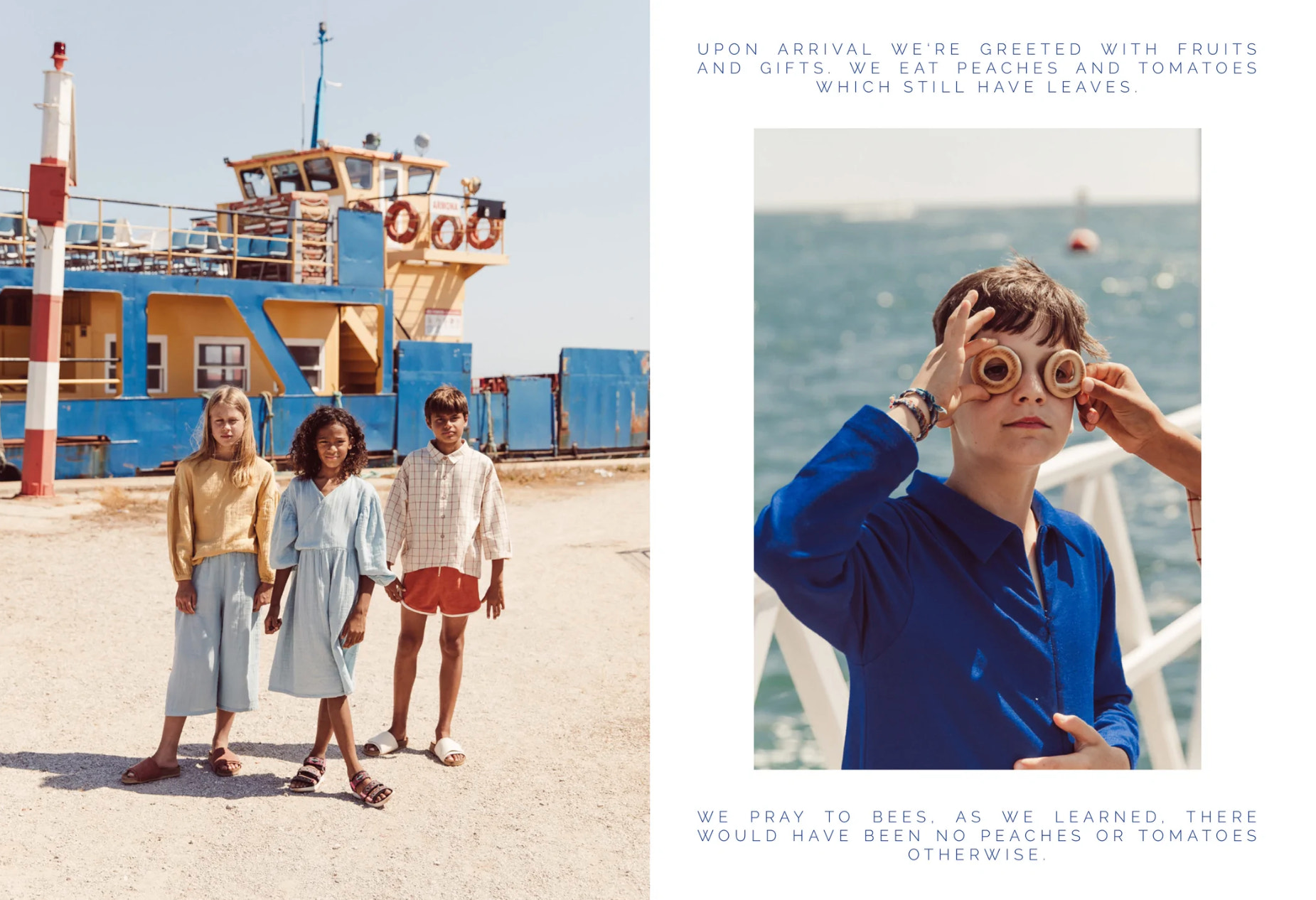 儿童品牌monkind的数字lookbook的截图