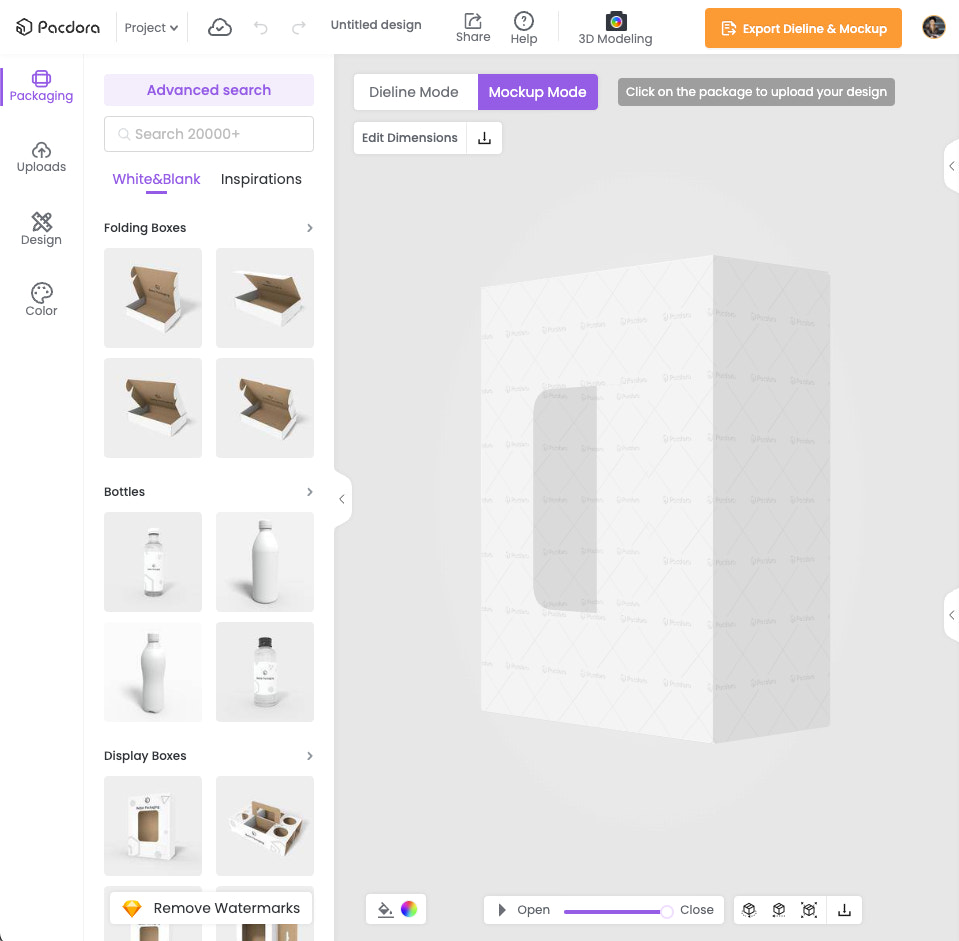 Pacdora用于包装设计