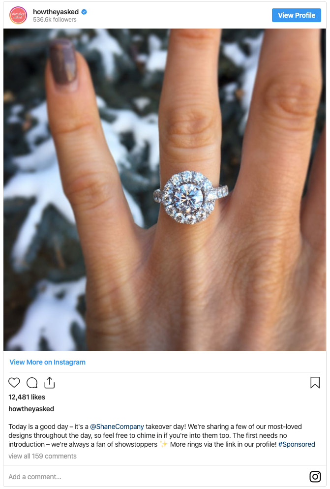 paid partnership example