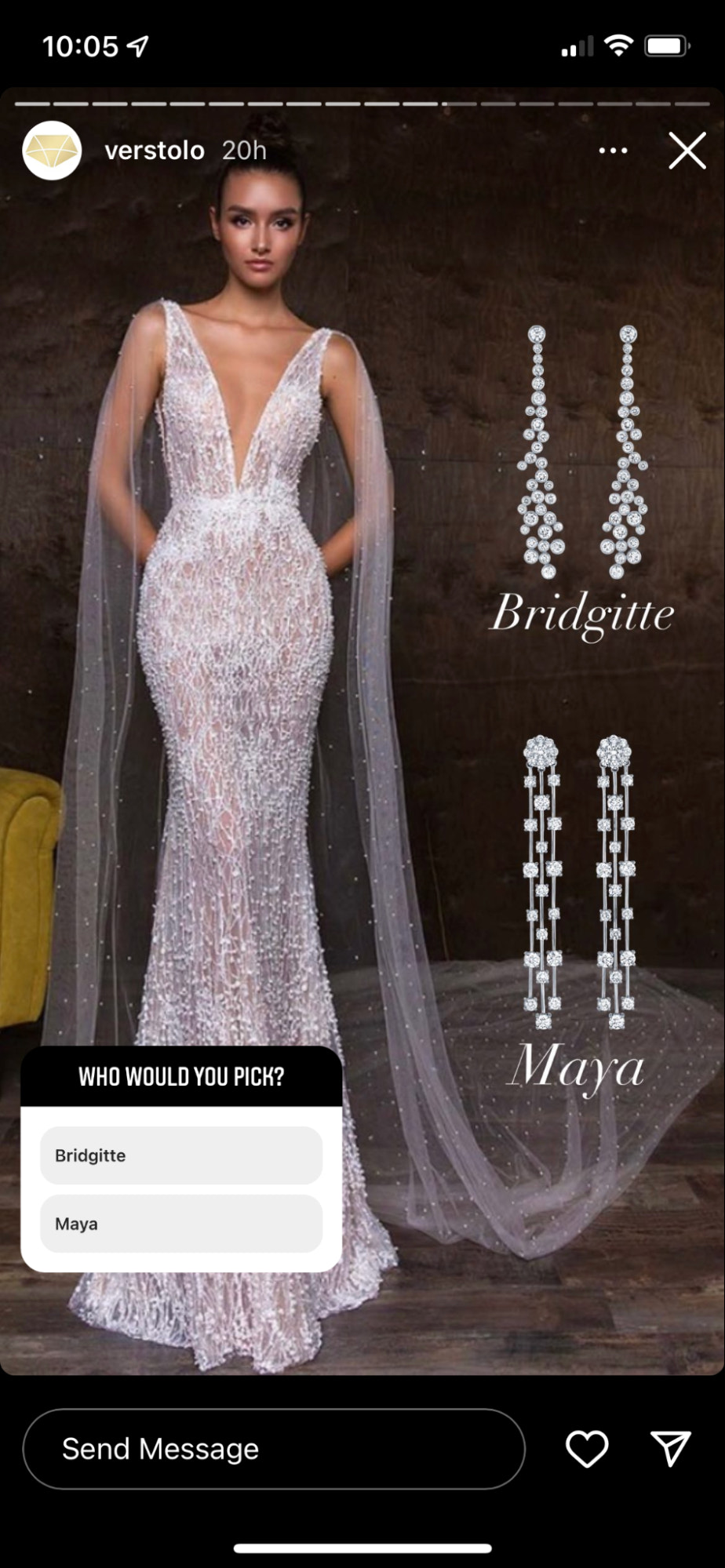 holding a poll instagram story