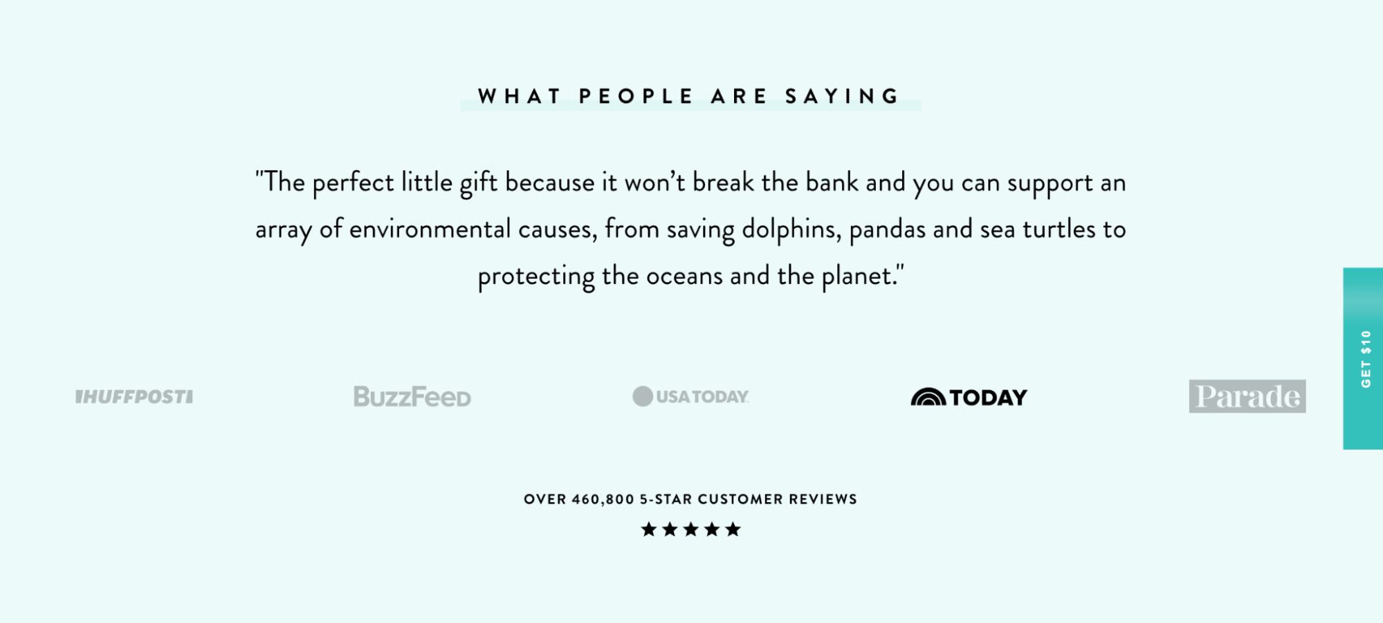 Pura Vida媒体标识在网站上