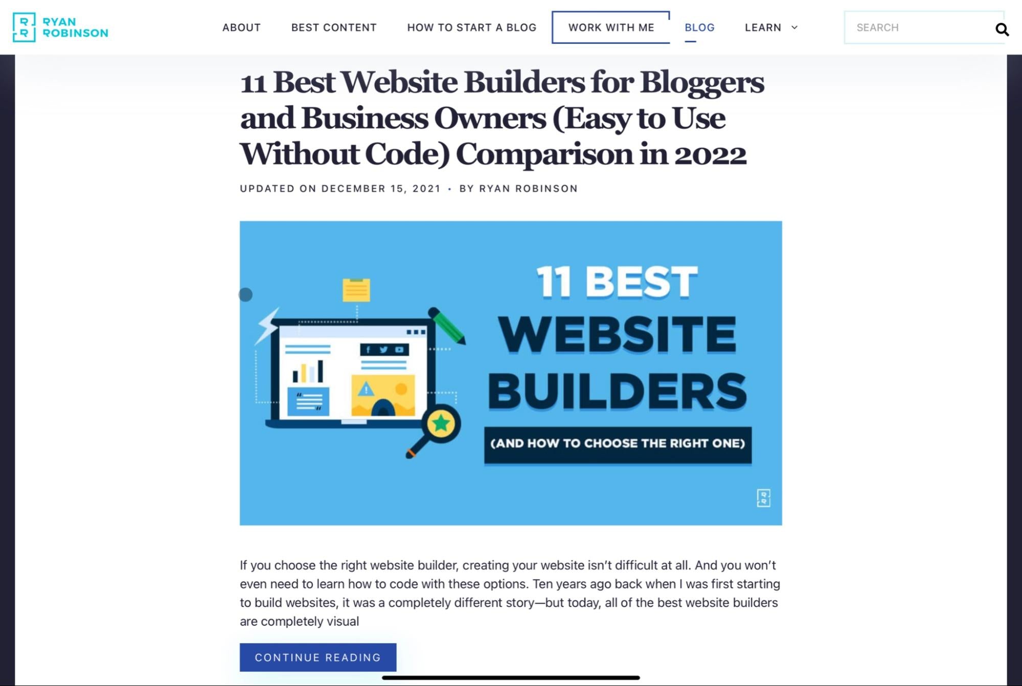 ryrob affiliate blog