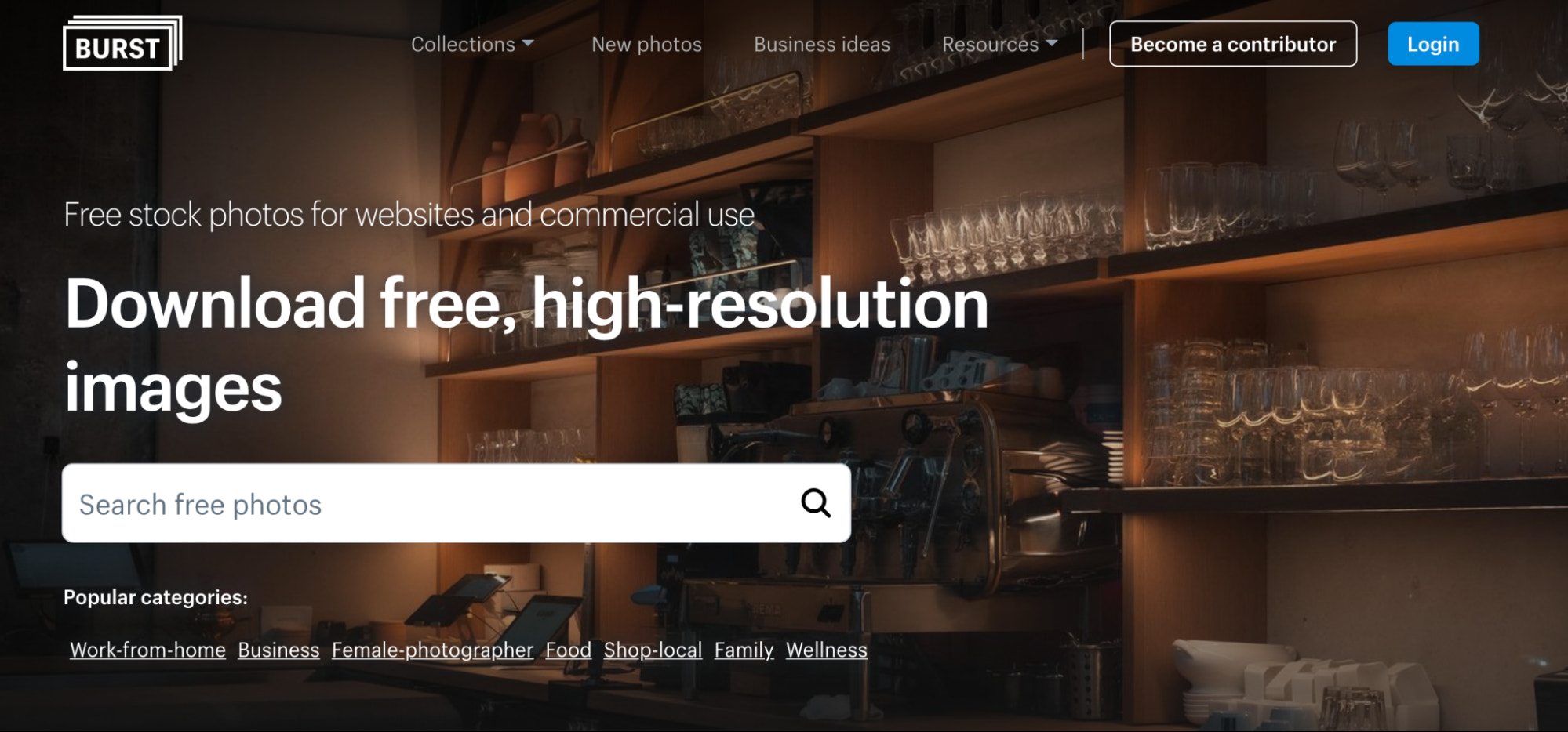 Shopify Burst免费库存图像