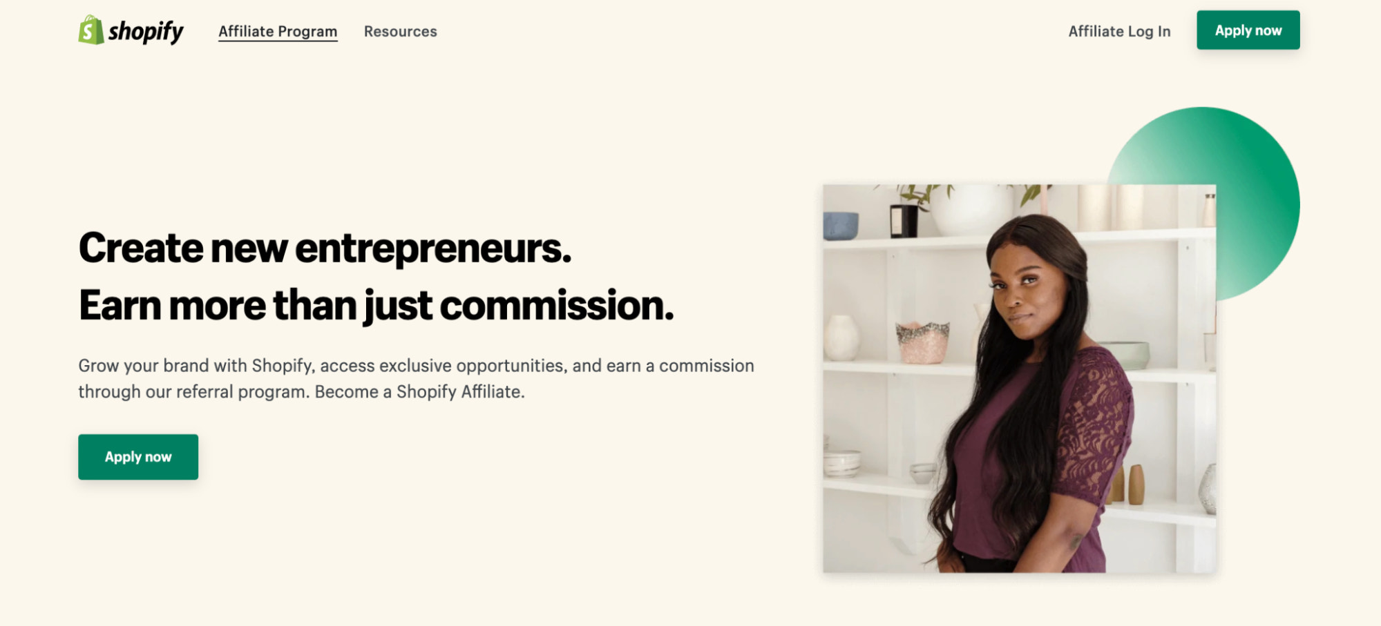 Shopify affiliate program