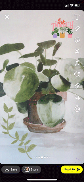 Snapchat帖子创意