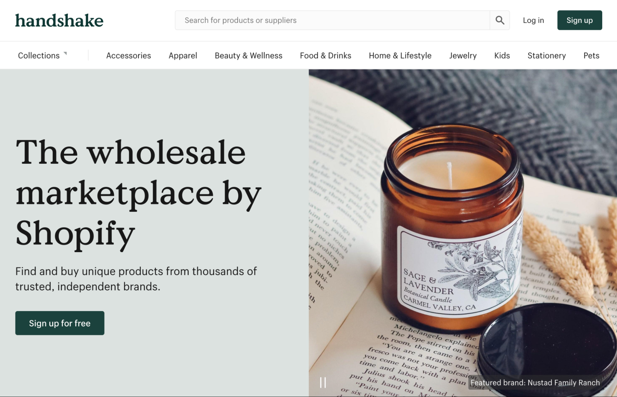 handshake wholesale marketplace