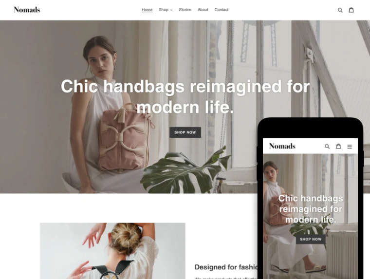 首次亮相Shopify主题