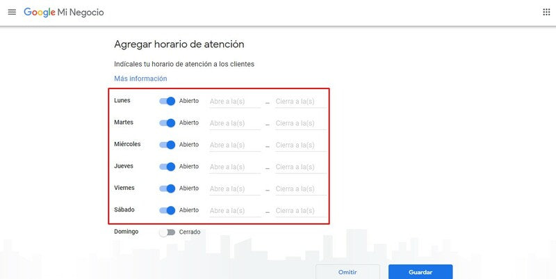 Completa la información de tu ficha