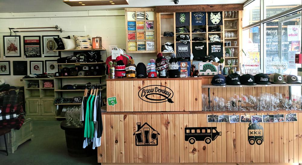 point de vente Brew Donkey