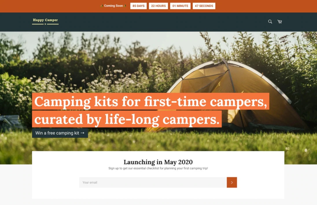 即将到来的页voorbeeld