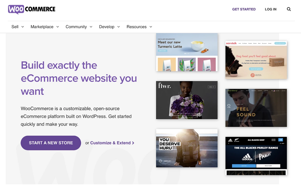 WooCommerce 官网首页