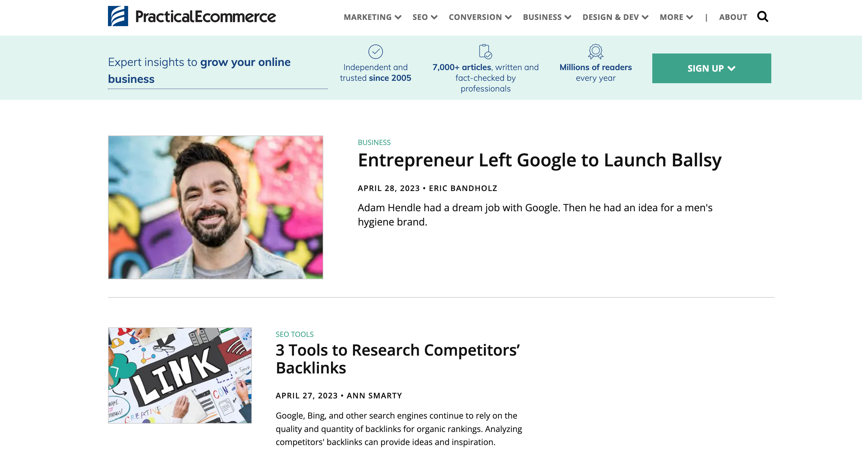 实际的电子商务