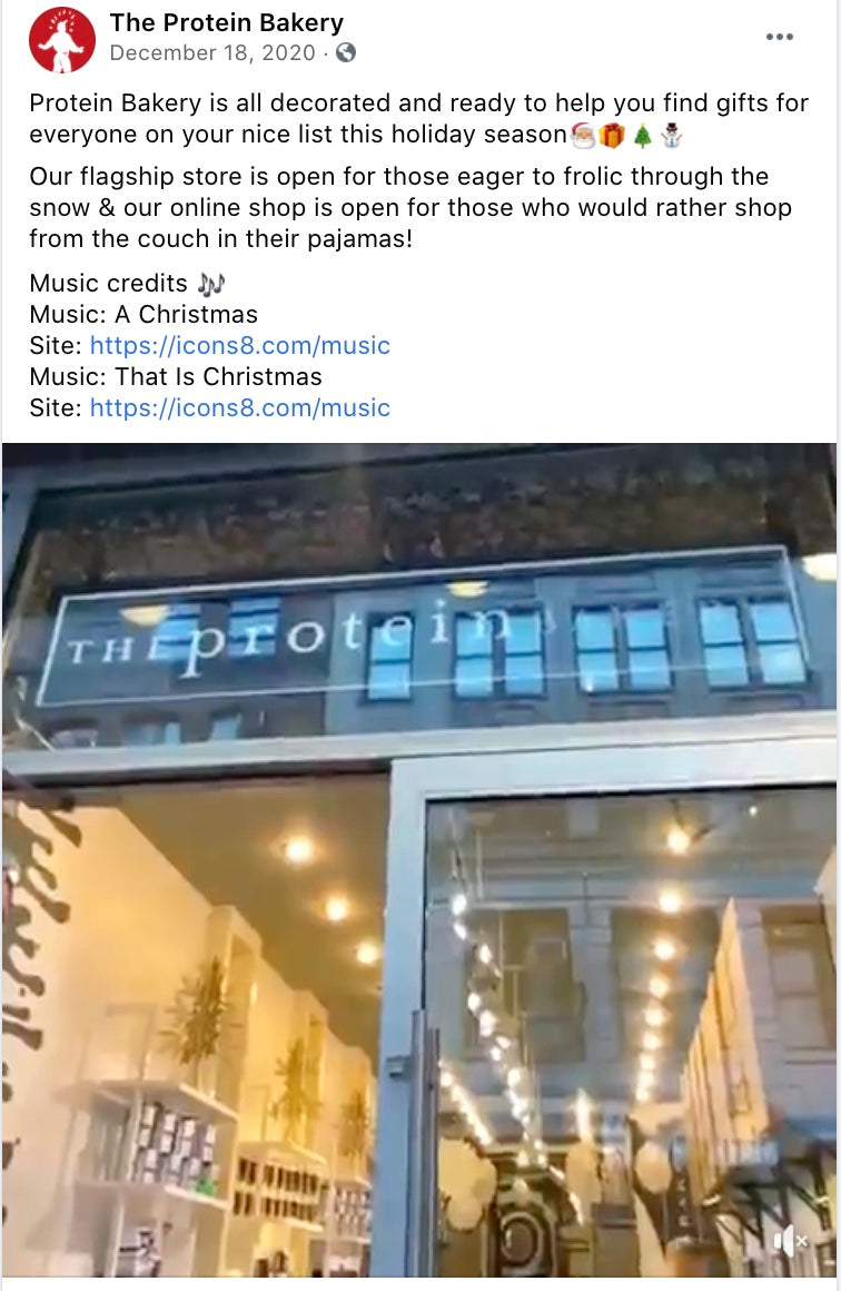 蛋白质面包店的店面