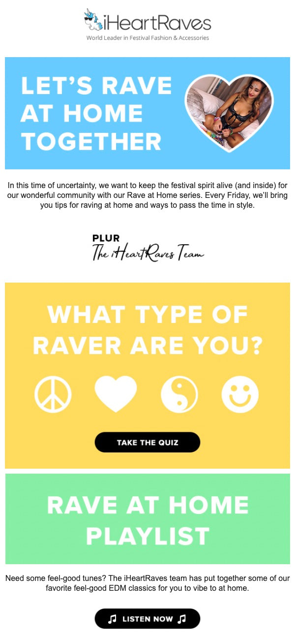 iHearRaves # RaveFromHome