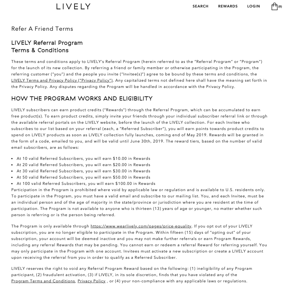 莱弗利的推荐朋友计划