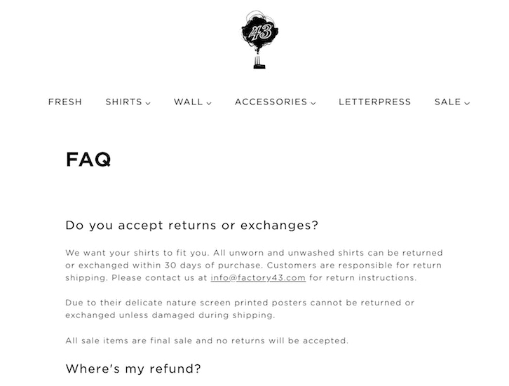 工厂43常见问题